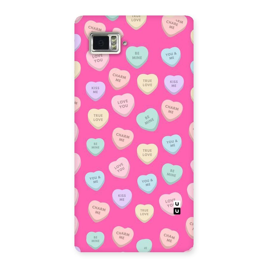 Be Mine Hearts Pattern Back Case for Vibe Z2 Pro K920