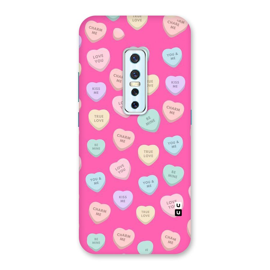 Be Mine Hearts Pattern Back Case for Vivo V17 Pro