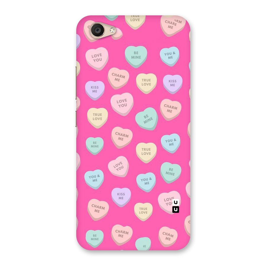 Be Mine Hearts Pattern Back Case for Vivo V5 Plus