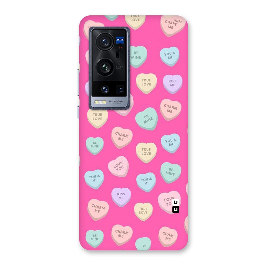 Be Mine Hearts Pattern Back Case for Vivo X60 Pro Plus