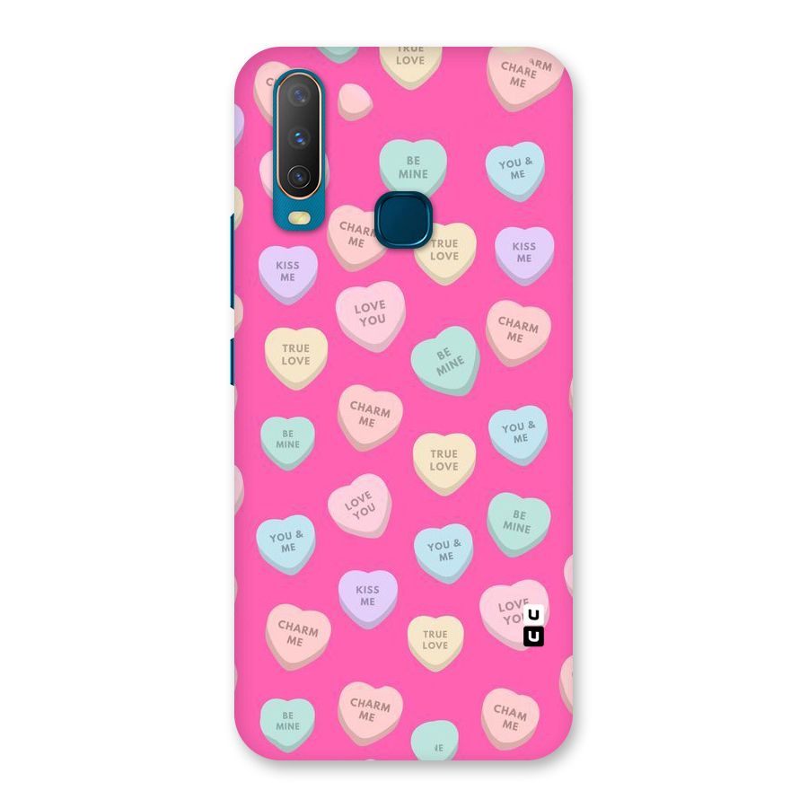 Be Mine Hearts Pattern Back Case for Vivo Y17