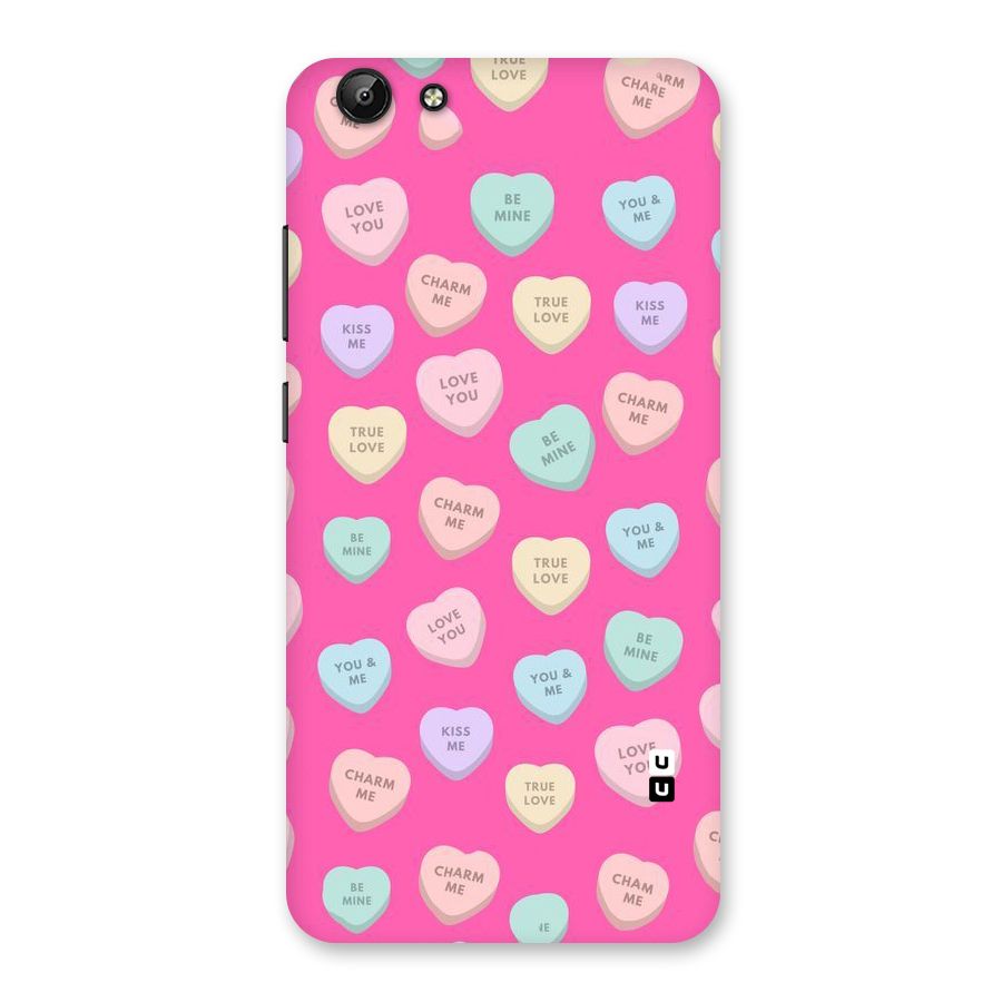 Be Mine Hearts Pattern Back Case for Vivo Y69