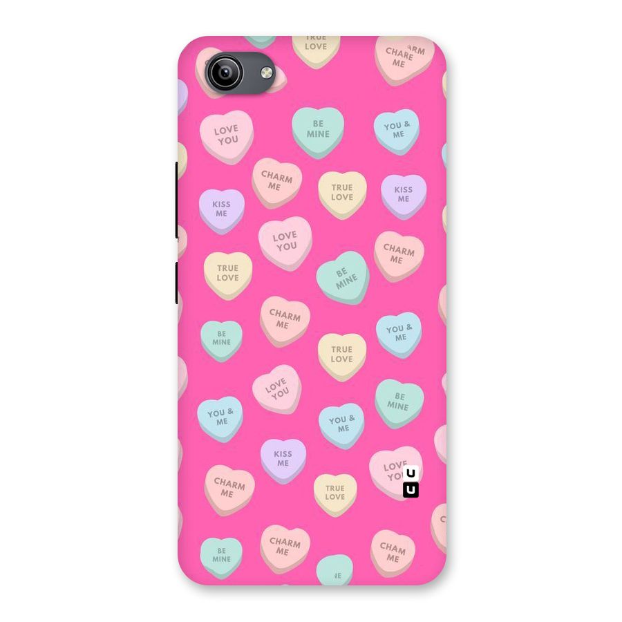 Be Mine Hearts Pattern Back Case for Vivo Y81i