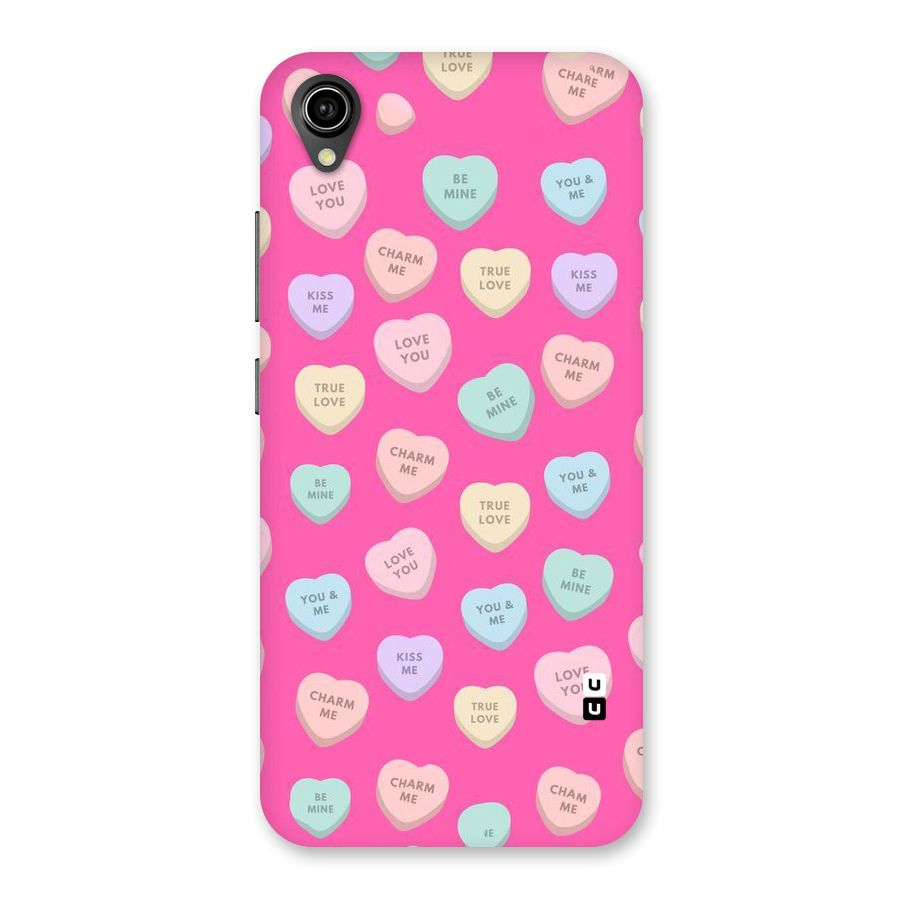 Be Mine Hearts Pattern Back Case for Vivo Y90
