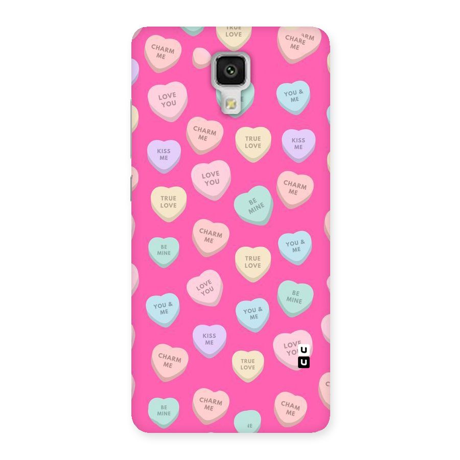 Be Mine Hearts Pattern Back Case for Xiaomi Mi 4