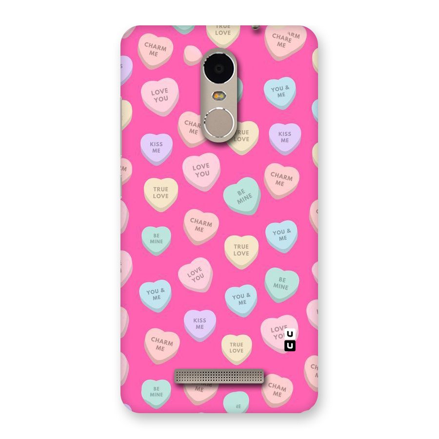 Be Mine Hearts Pattern Back Case for Xiaomi Redmi Note 3