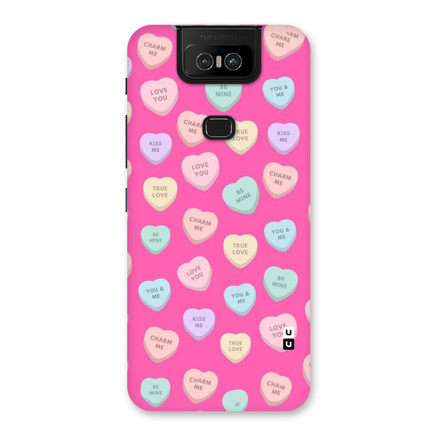 Be Mine Hearts Pattern Back Case for Zenfone 6z