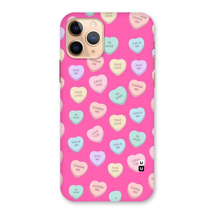 Be Mine Hearts Pattern Back Case for iPhone 11 Pro