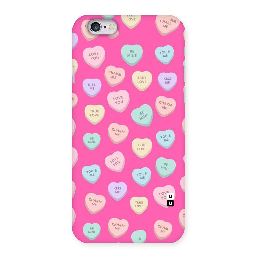 Be Mine Hearts Pattern Back Case for iPhone 6 6S