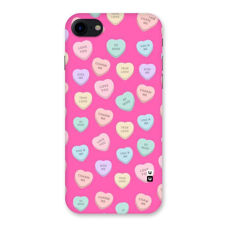 Be Mine Hearts Pattern Back Case for iPhone SE 2020