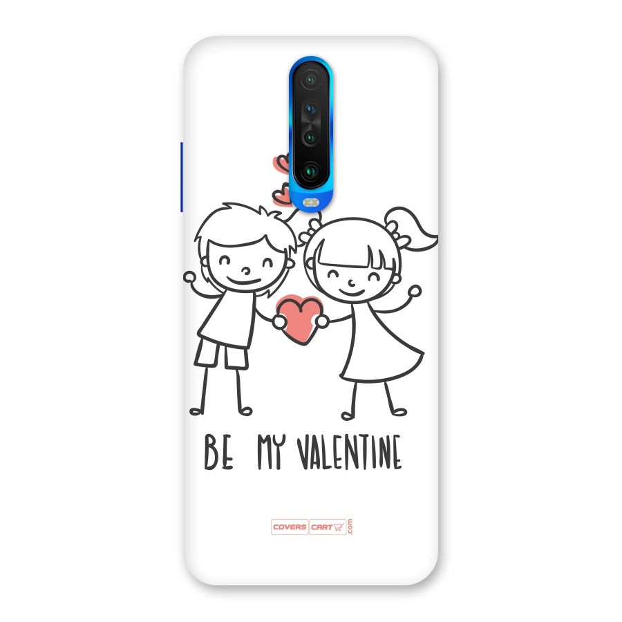 Be My Valentine Back Case for Poco X2