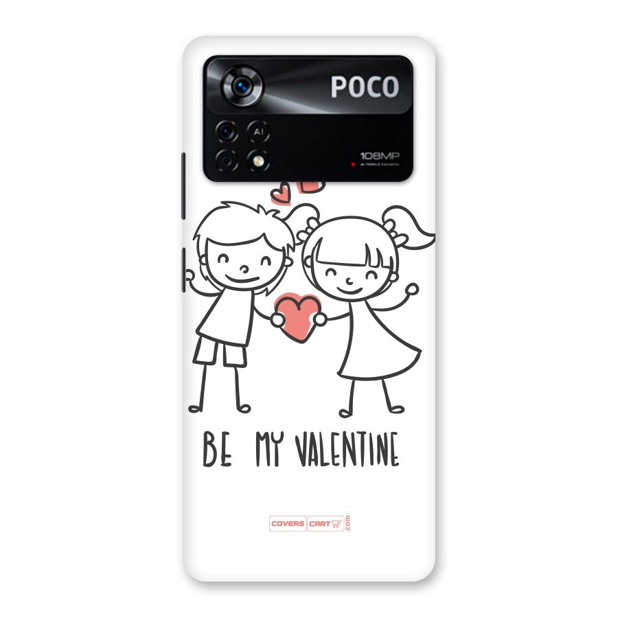 Be My Valentine Back Case for Poco X4 Pro 5G
