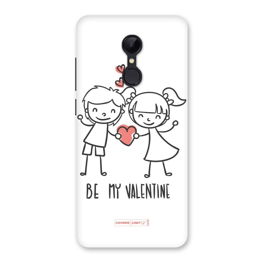 Be My Valentine Back Case for Redmi 5