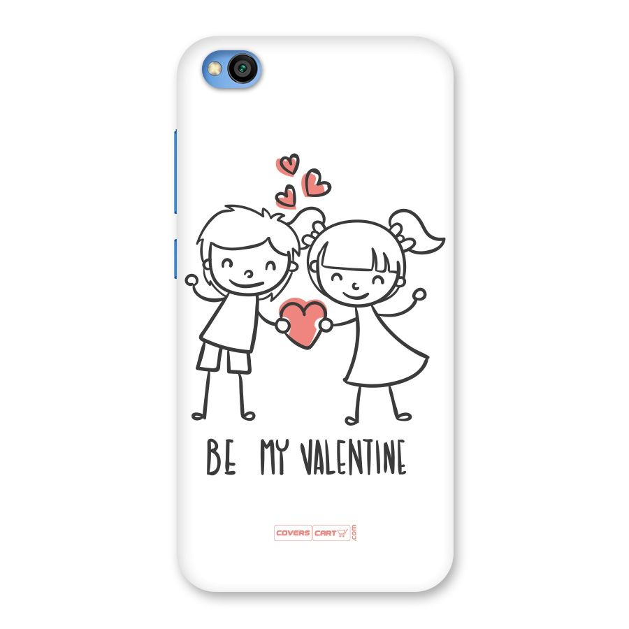 Be My Valentine Back Case for Redmi Go
