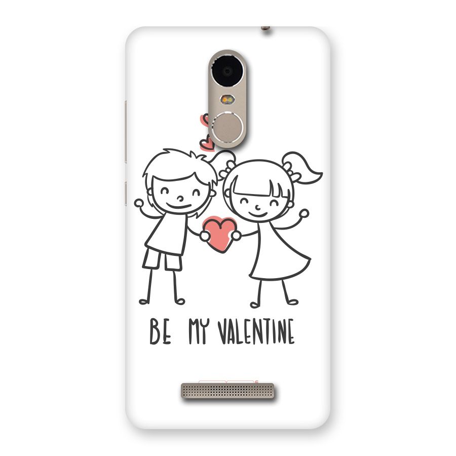 Be My Valentine Back Case for Xiaomi Redmi Note 3