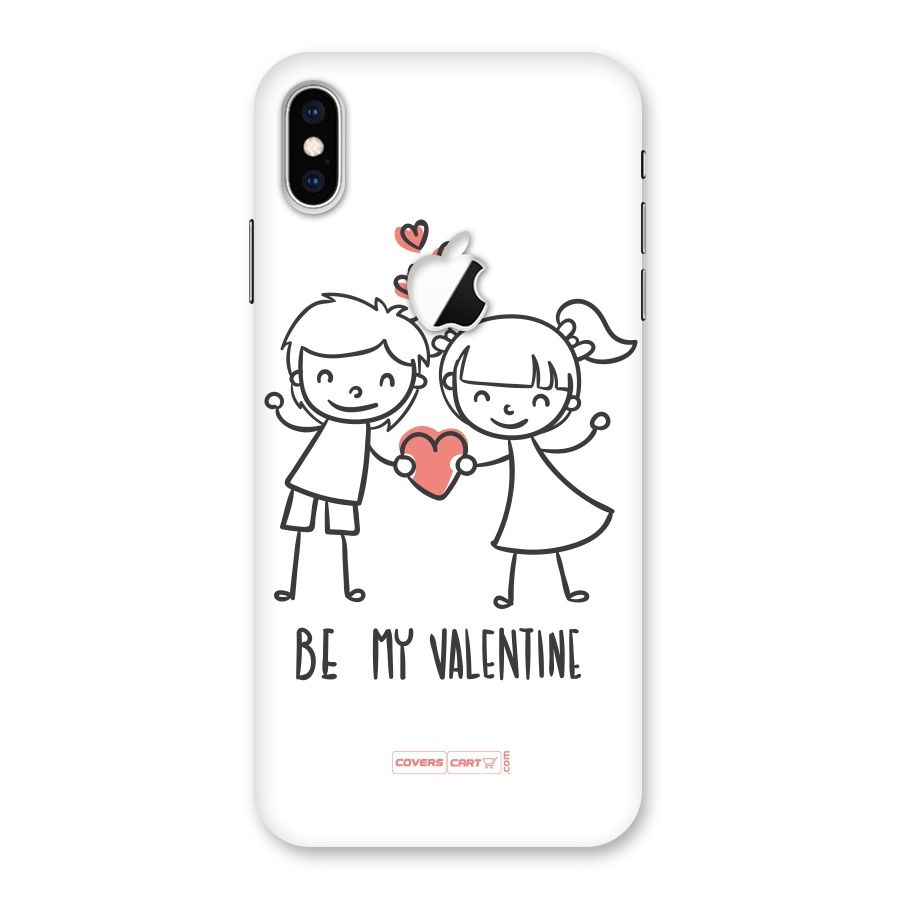 Be My Valentine Back Case for iPhone XS Max Apple Cut
