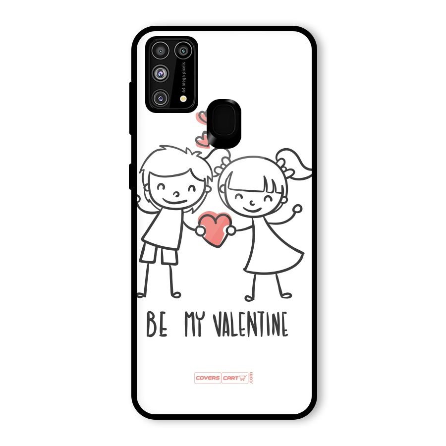 Be My Valentine Glass Back Case for Galaxy F41