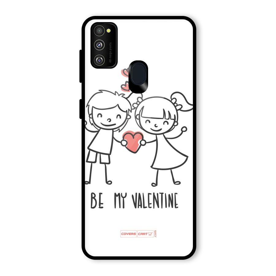 Be My Valentine Glass Back Case for Galaxy M30s