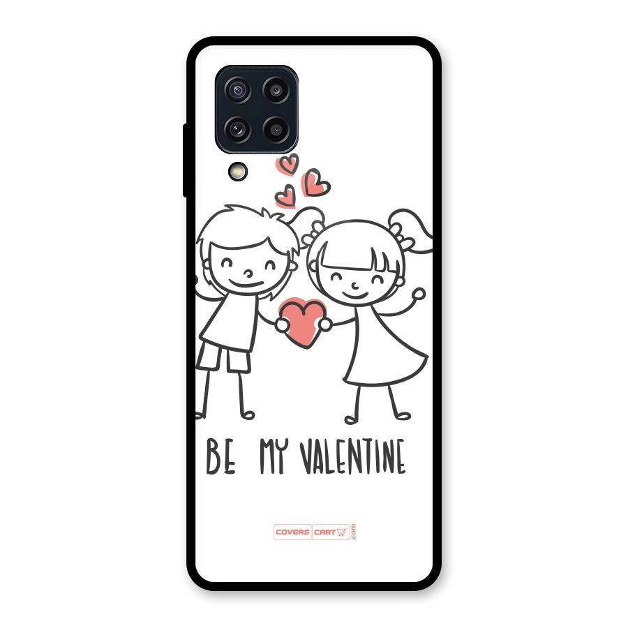 Be My Valentine Glass Back Case for Galaxy M32