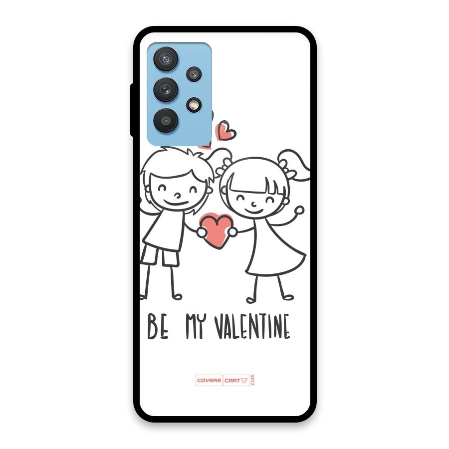 Be My Valentine Glass Back Case for Galaxy M32 5G