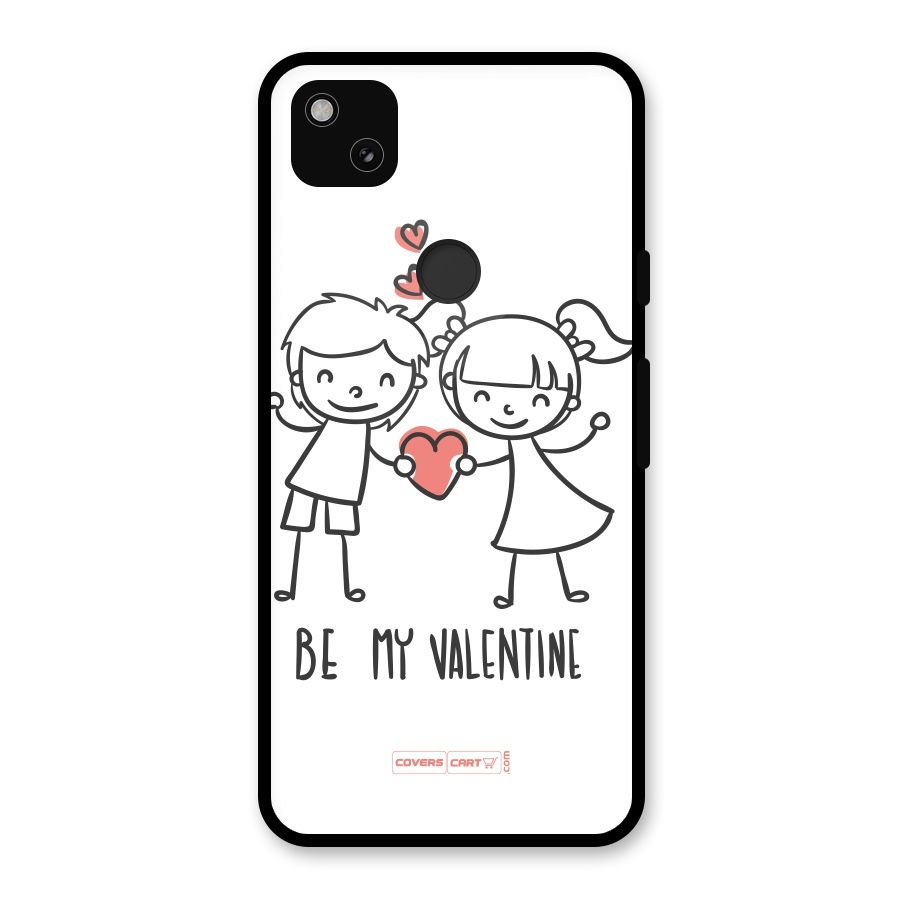 Be My Valentine Glass Back Case for Google Pixel 4a