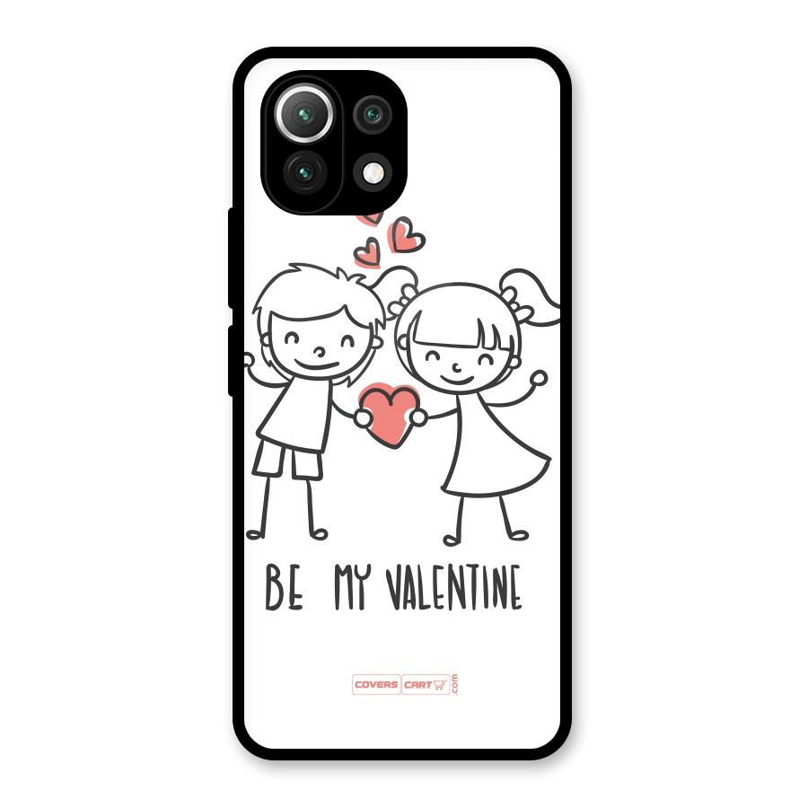Be My Valentine Glass Back Case for Mi 11 Lite NE 5G