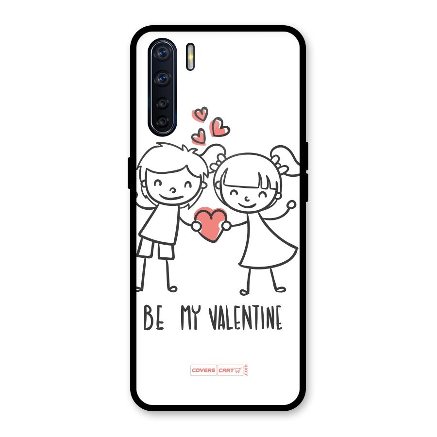 Be My Valentine Glass Back Case for Oppo F15