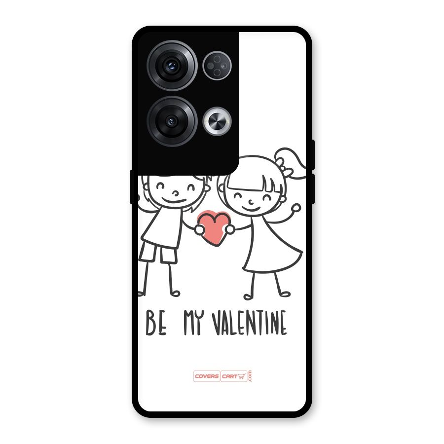 Be My Valentine Glass Back Case for Oppo Reno8 Pro 5G