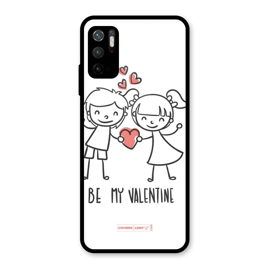 Be My Valentine Glass Back Case for Poco M3 Pro 5G