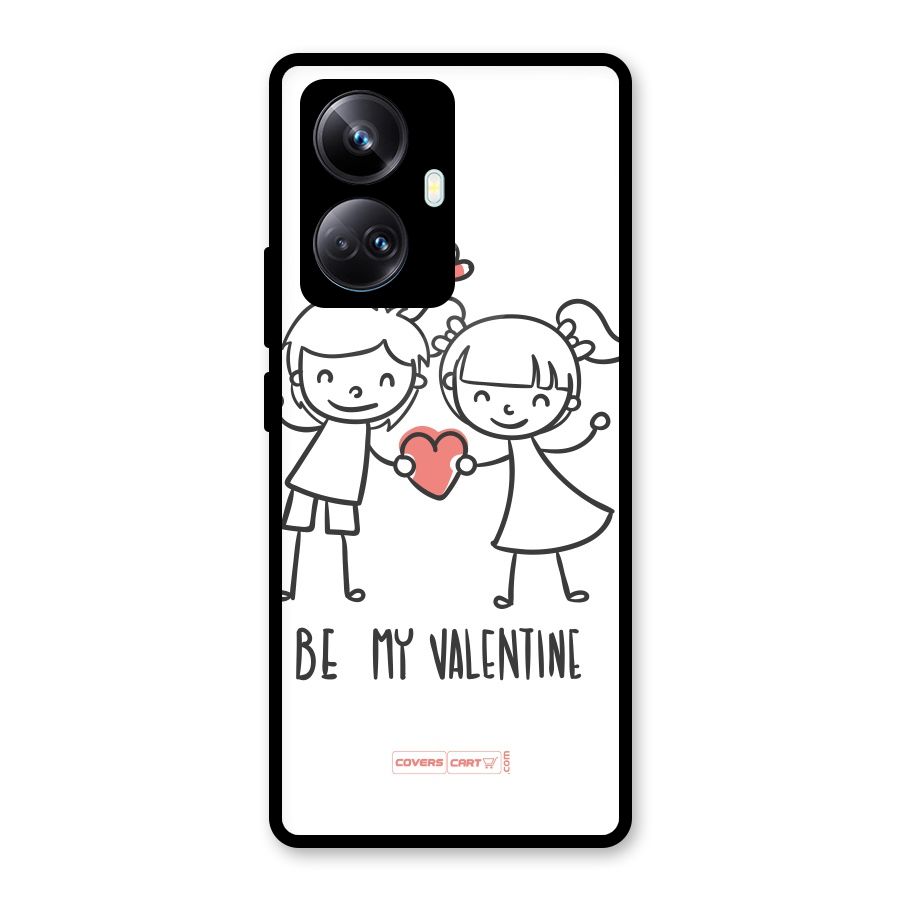 Be My Valentine Glass Back Case for Realme 10 Pro Plus