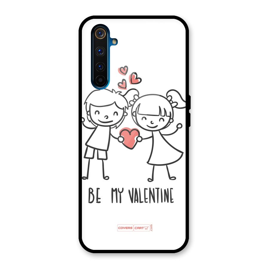 Be My Valentine Glass Back Case for Realme 6 Pro