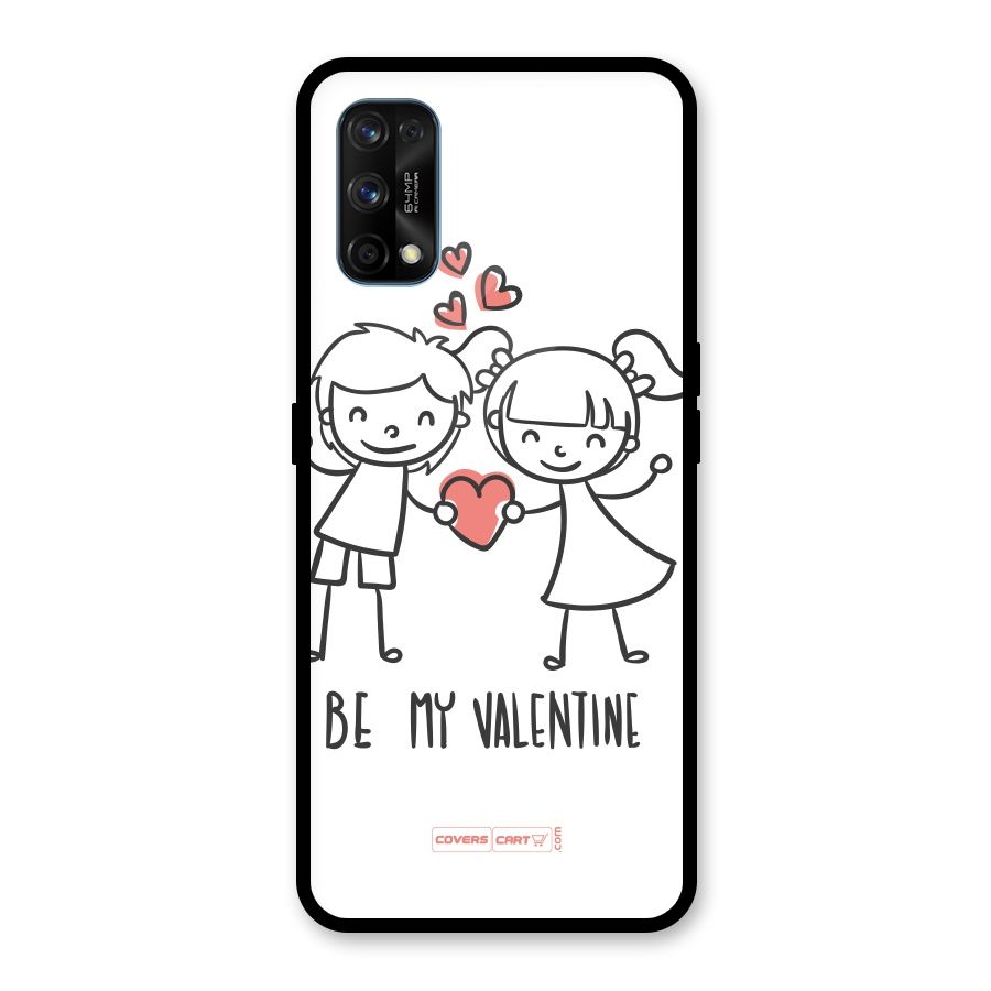 Be My Valentine Glass Back Case for Realme 7 Pro