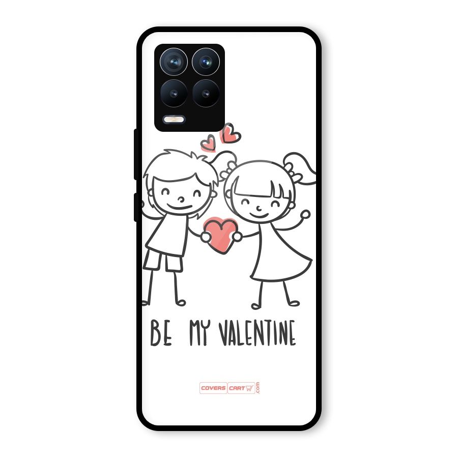 Be My Valentine Glass Back Case for Realme 8 Pro