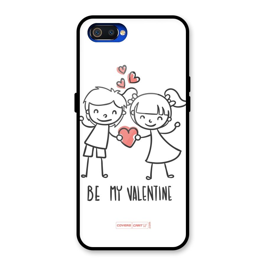 Be My Valentine Glass Back Case for Realme C2