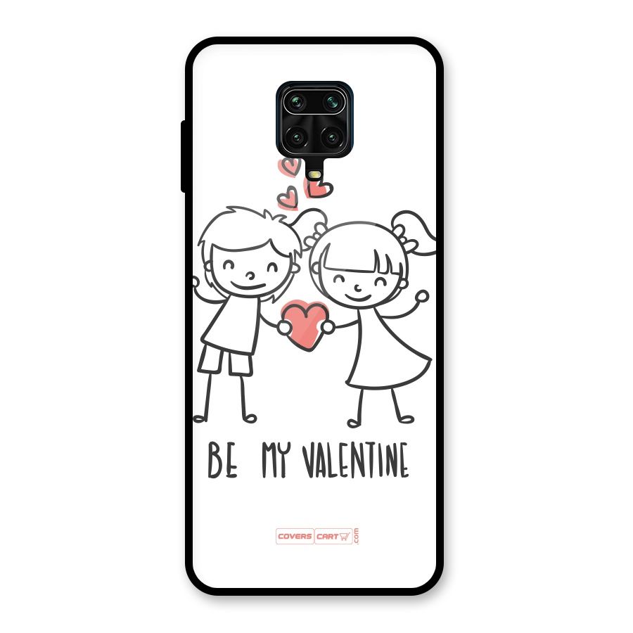 Be My Valentine Glass Back Case for Redmi Note 10 Lite