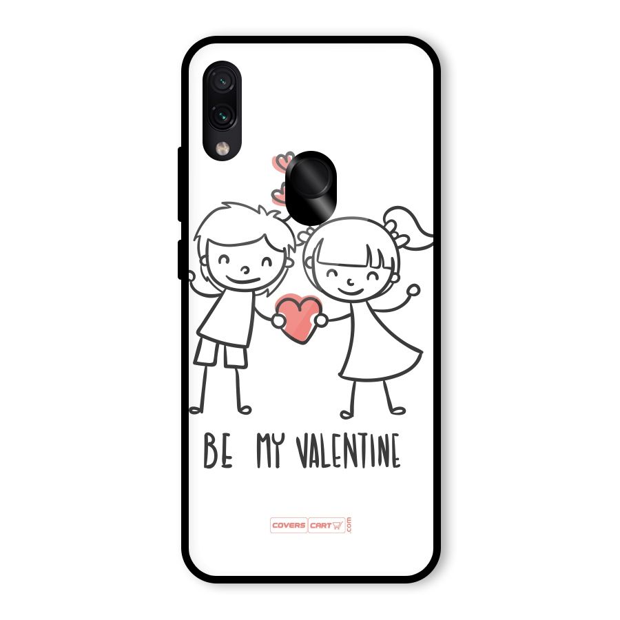Be My Valentine Glass Back Case for Redmi Note 7