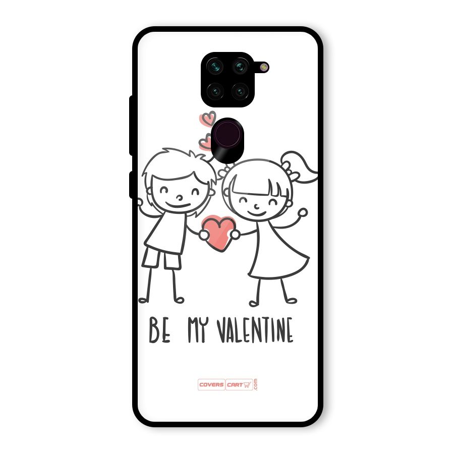 Be My Valentine Glass Back Case for Redmi Note 9
