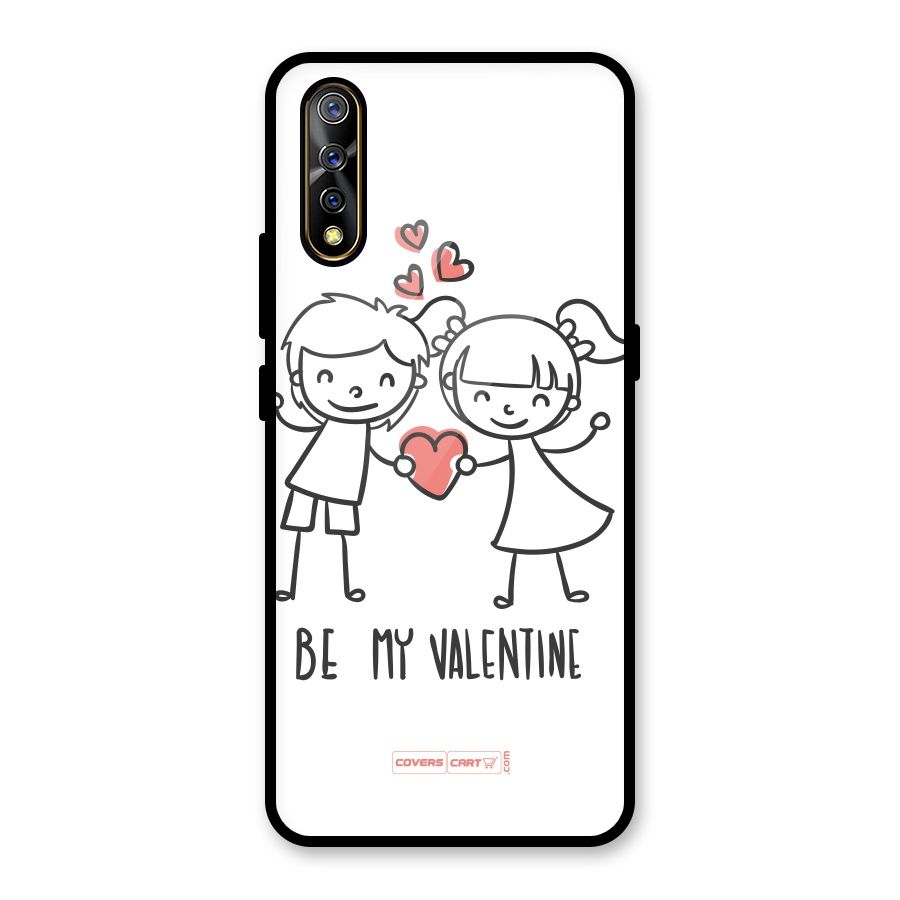 Be My Valentine Glass Back Case for Vivo S1