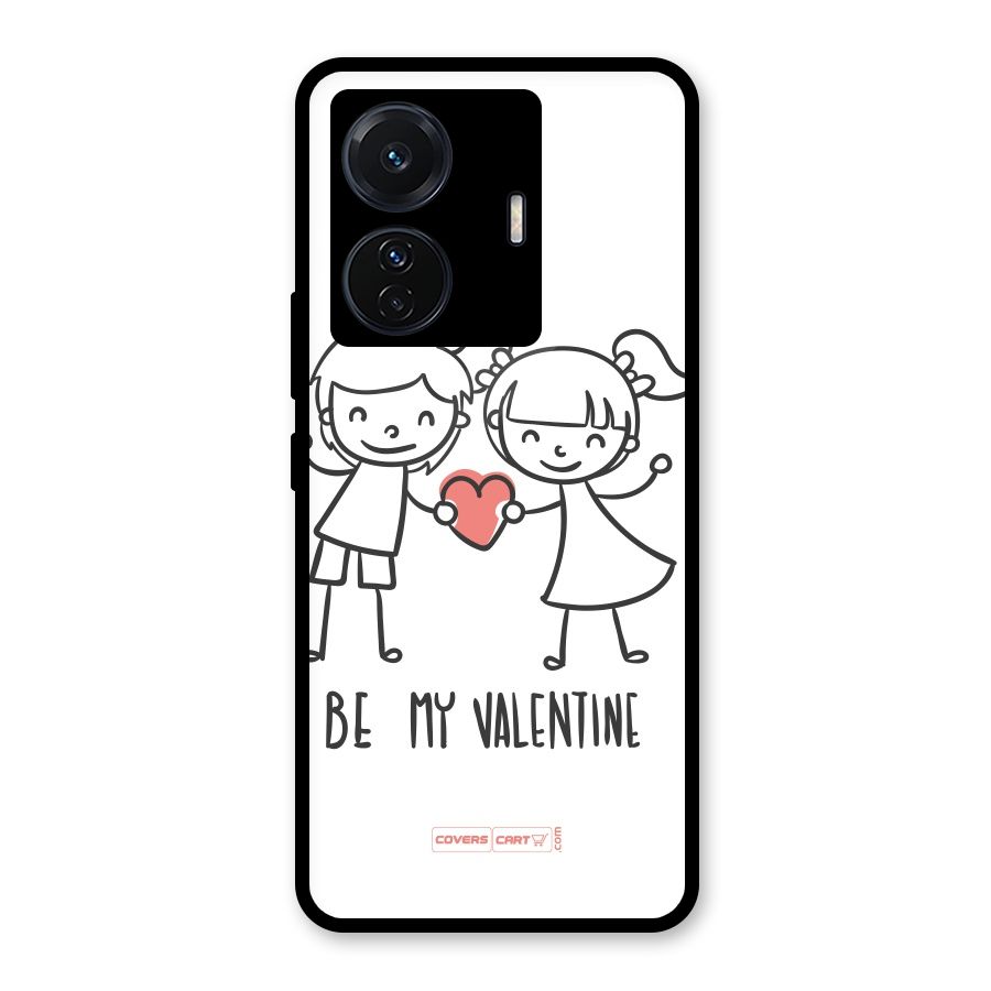 Be My Valentine Glass Back Case for Vivo T1 Pro