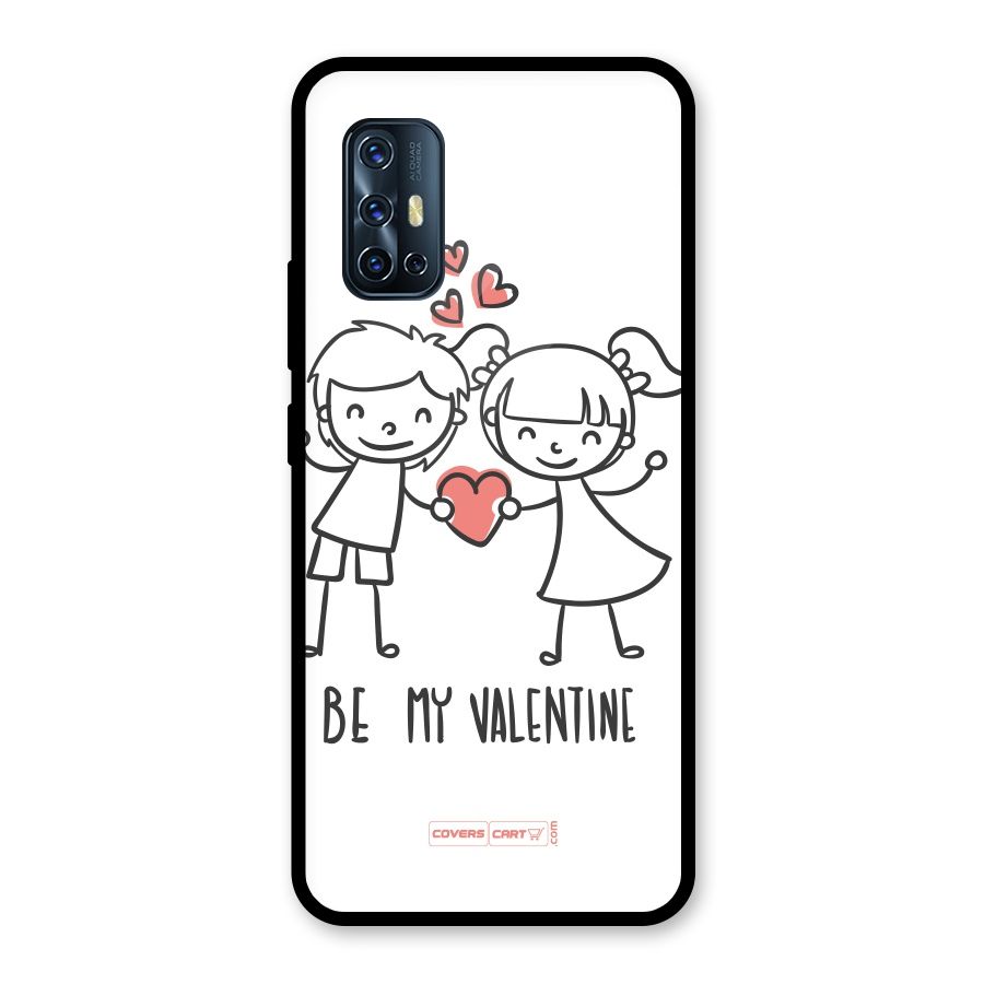 Be My Valentine Glass Back Case for Vivo V17