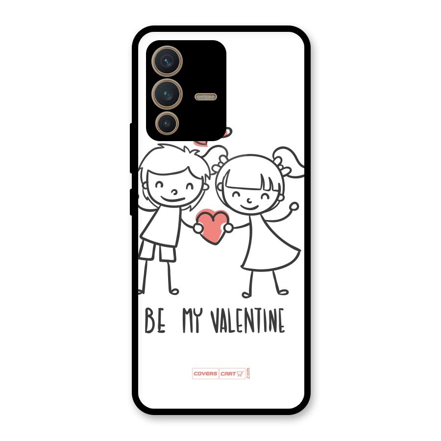 Be My Valentine Glass Back Case for Vivo V23 5G