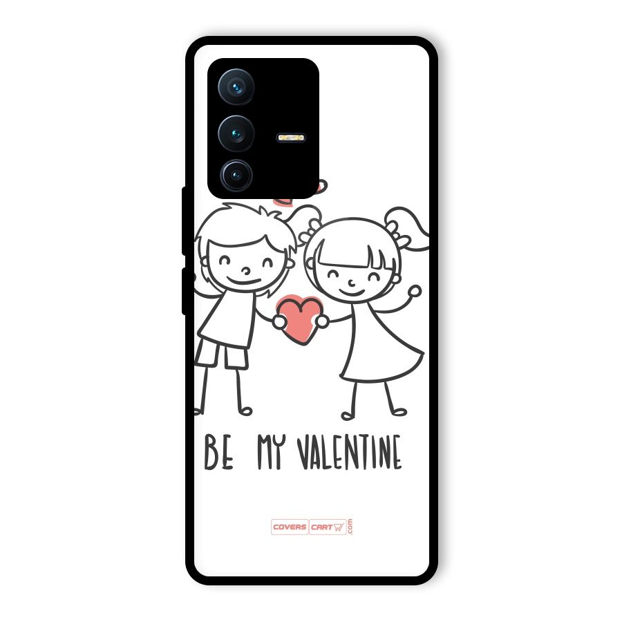 Be My Valentine Glass Back Case for Vivo V23 Pro