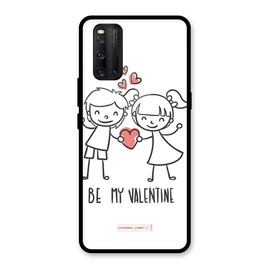 Be My Valentine Glass Back Case for Vivo iQOO 3