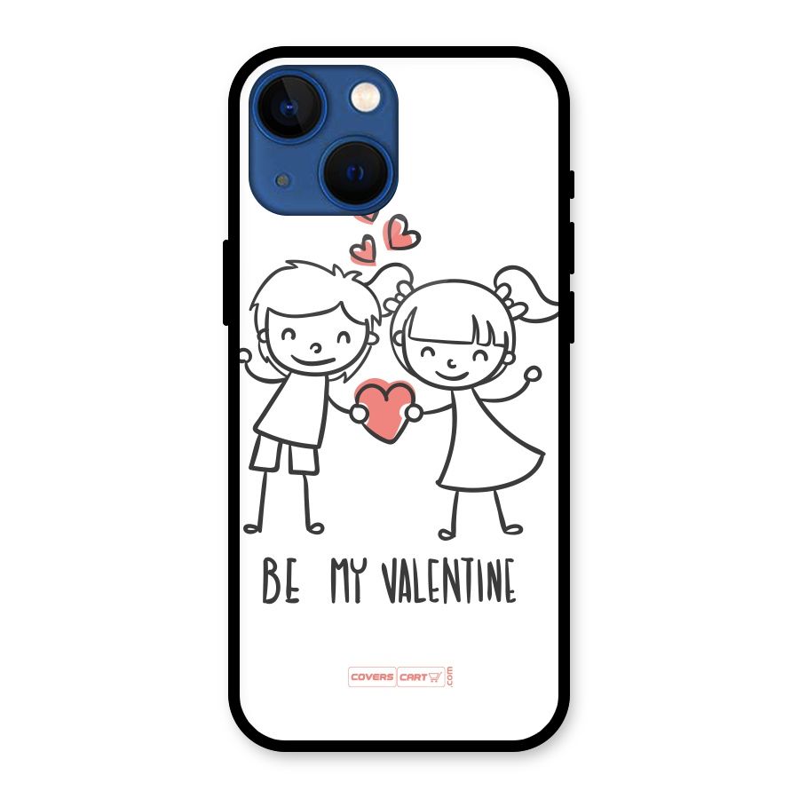 Be My Valentine Glass Back Case for iPhone 13 Mini