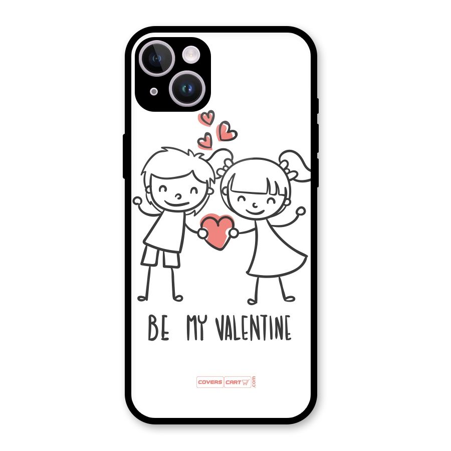 Be My Valentine Glass Back Case for iPhone 14 Plus