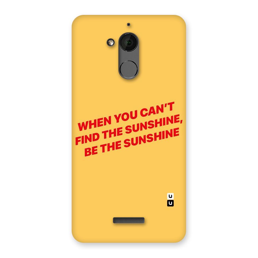 Be The Sunshine Back Case for Coolpad Note 5