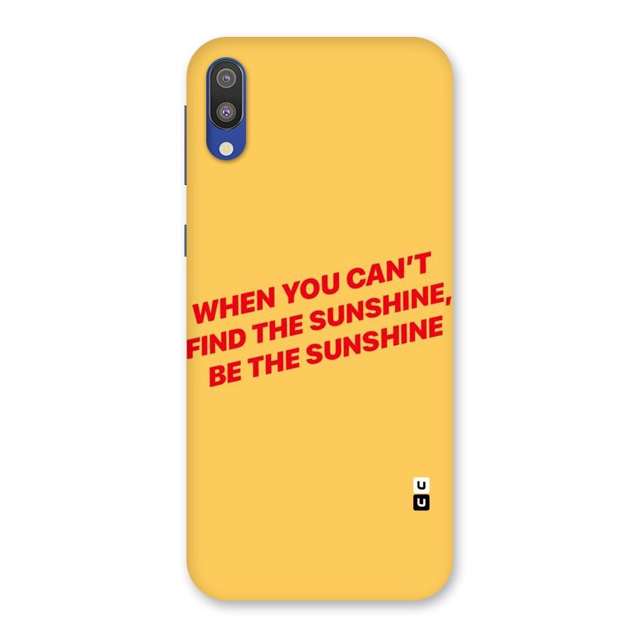 Be The Sunshine Back Case for Galaxy M10