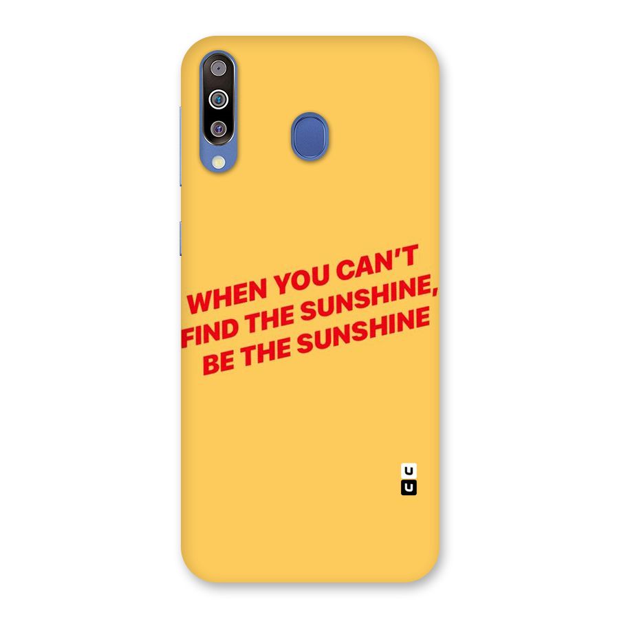 Be The Sunshine Back Case for Galaxy M30