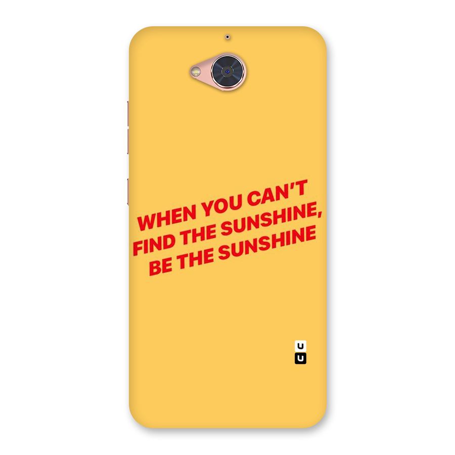 Be The Sunshine Back Case for Gionee S6 Pro