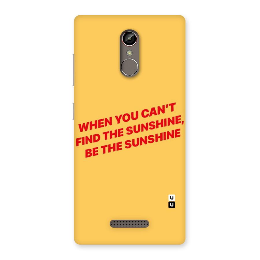 Be The Sunshine Back Case for Gionee S6s